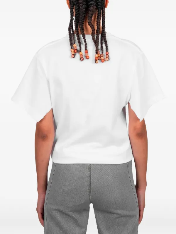 Gimaguas Alina V-neck T-shirt | White | FARFETCH