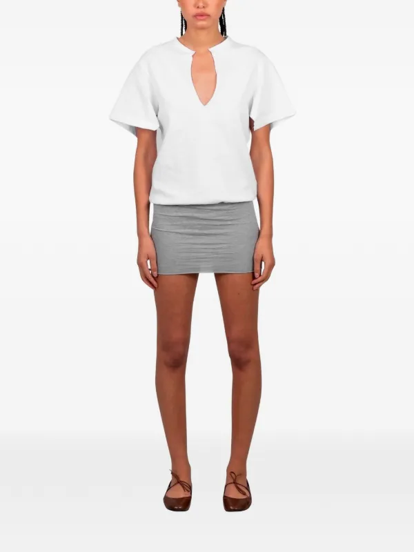 Gimaguas Alina V-neck T-shirt | White | FARFETCH