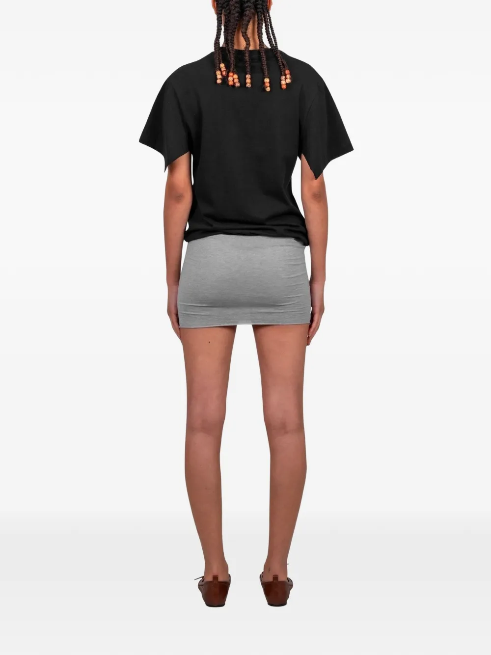 Gimaguas Alina T-shirt met V-hals Zwart