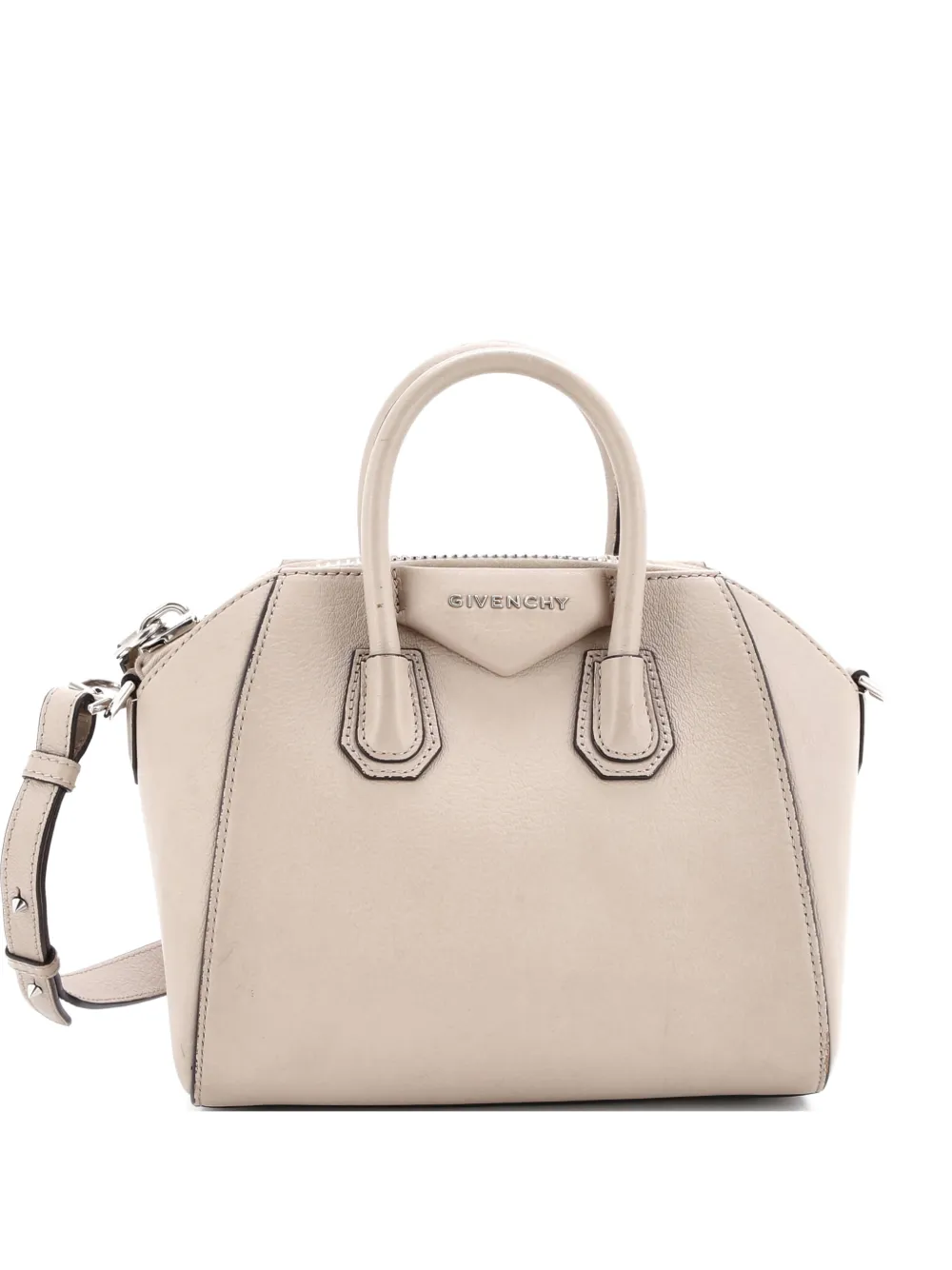 Givenchy Pre-Owned Antigona Bag Leather Mini crossbody bag - Toni neutri