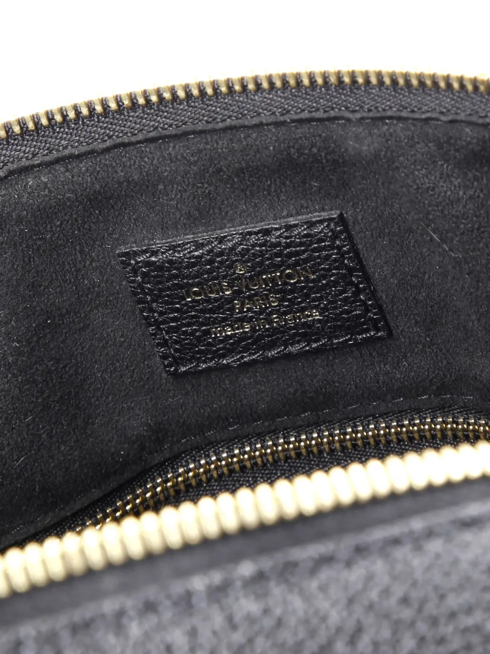 Pre-owned Louis Vuitton Speedy Bandouliere Bag Monogram Empreinte Giant 25 Satchel In Black