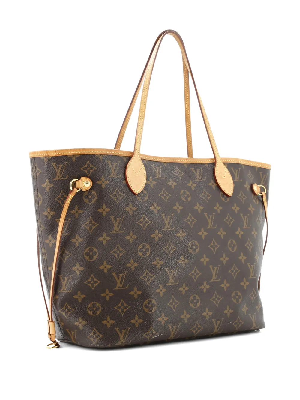 Pre-owned Louis Vuitton Neverfull Nm Monogram Canvas Mm Tote Bag In Brown