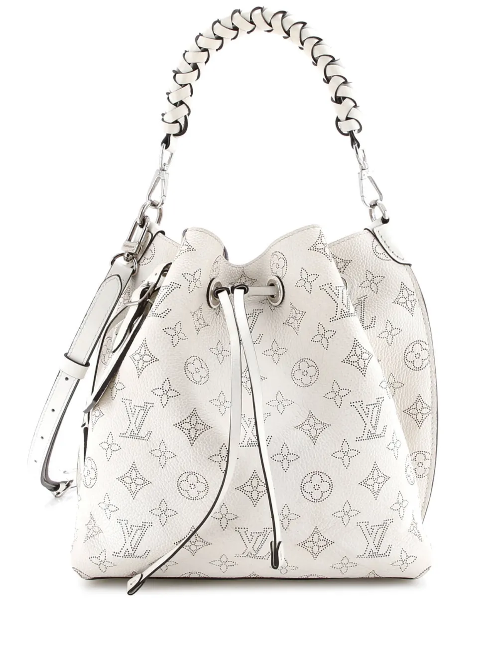 Louis Vuitton Pre-Owned Muria Mahina Leather bucket bag - Toni neutri