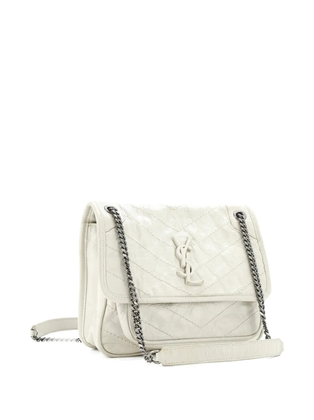 Niki Chain Flap Bag Matelasse Chevron Leather Baby Shoulder Bag