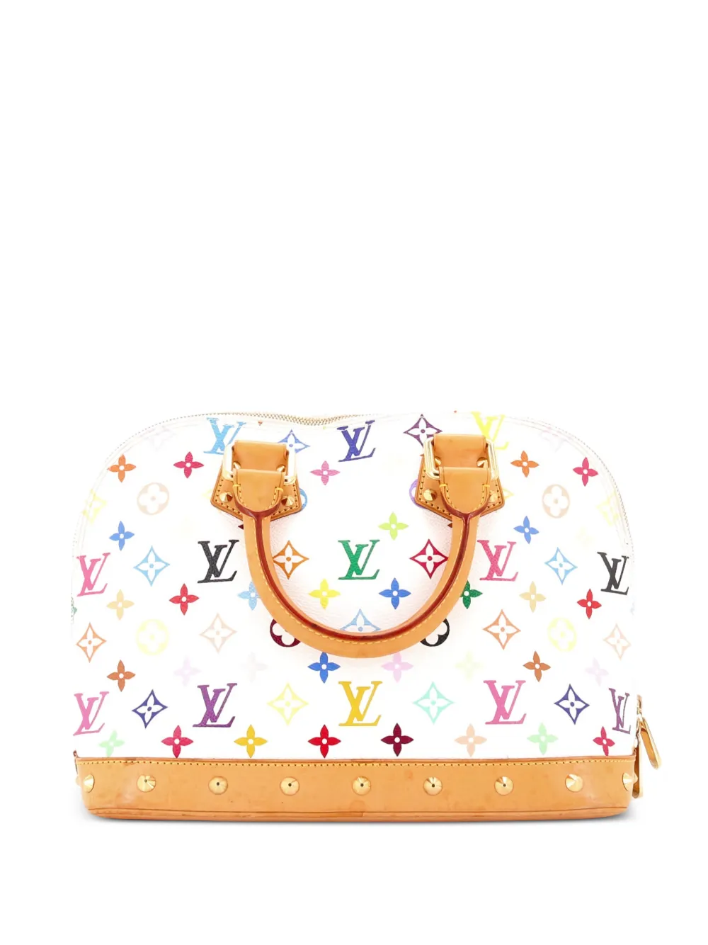Louis Vuitton Pre-Owned Alma Handbag Monogram Multicolor PM satchel - Bianco