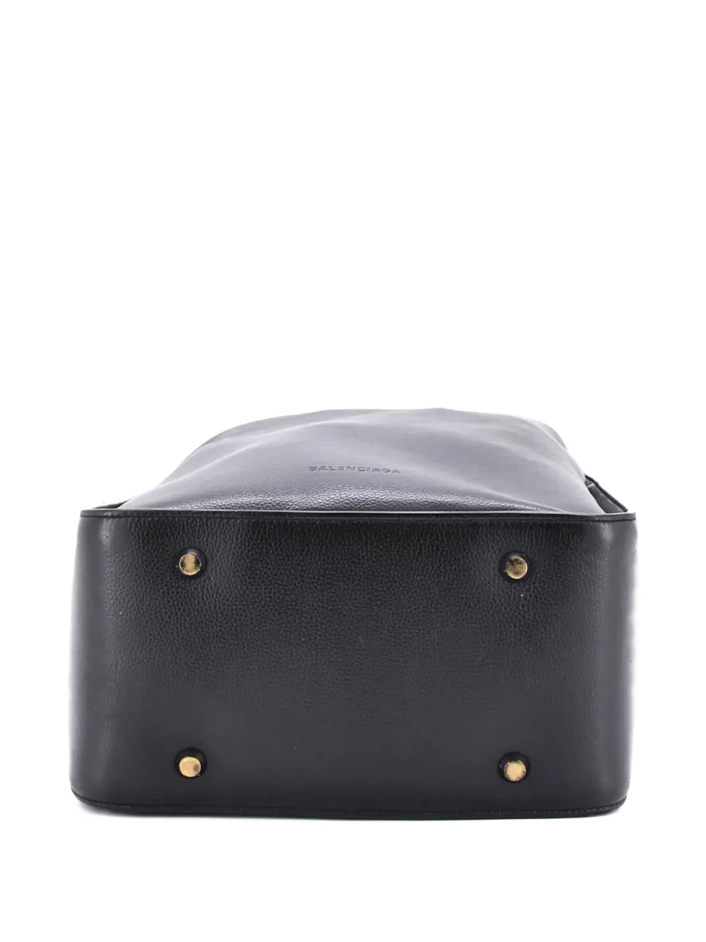 Pre-owned Balenciaga Tool 2.0 North South Leather Medium Tote Bag In Black