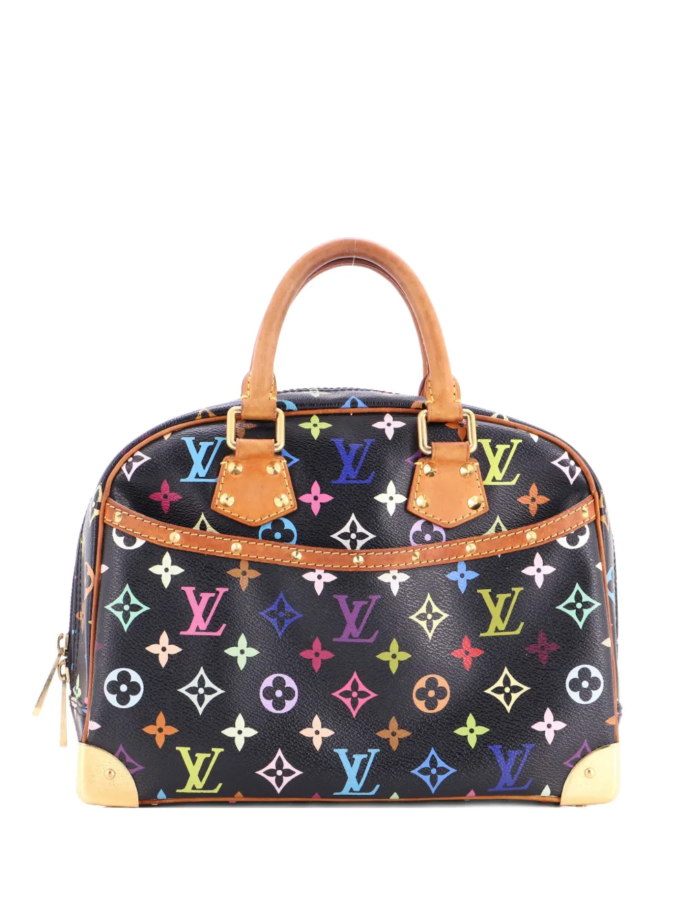 Pre-owned Louis Vuitton Trouville Handbag Monogram Multicolor Satchel
