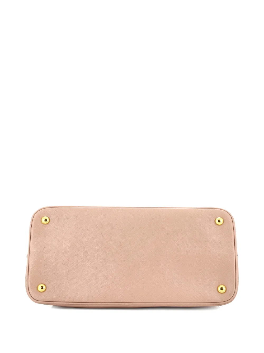 Pre-owned Prada Open Promenade Bag Saffiano Leather Large Tote Bag In Neutral