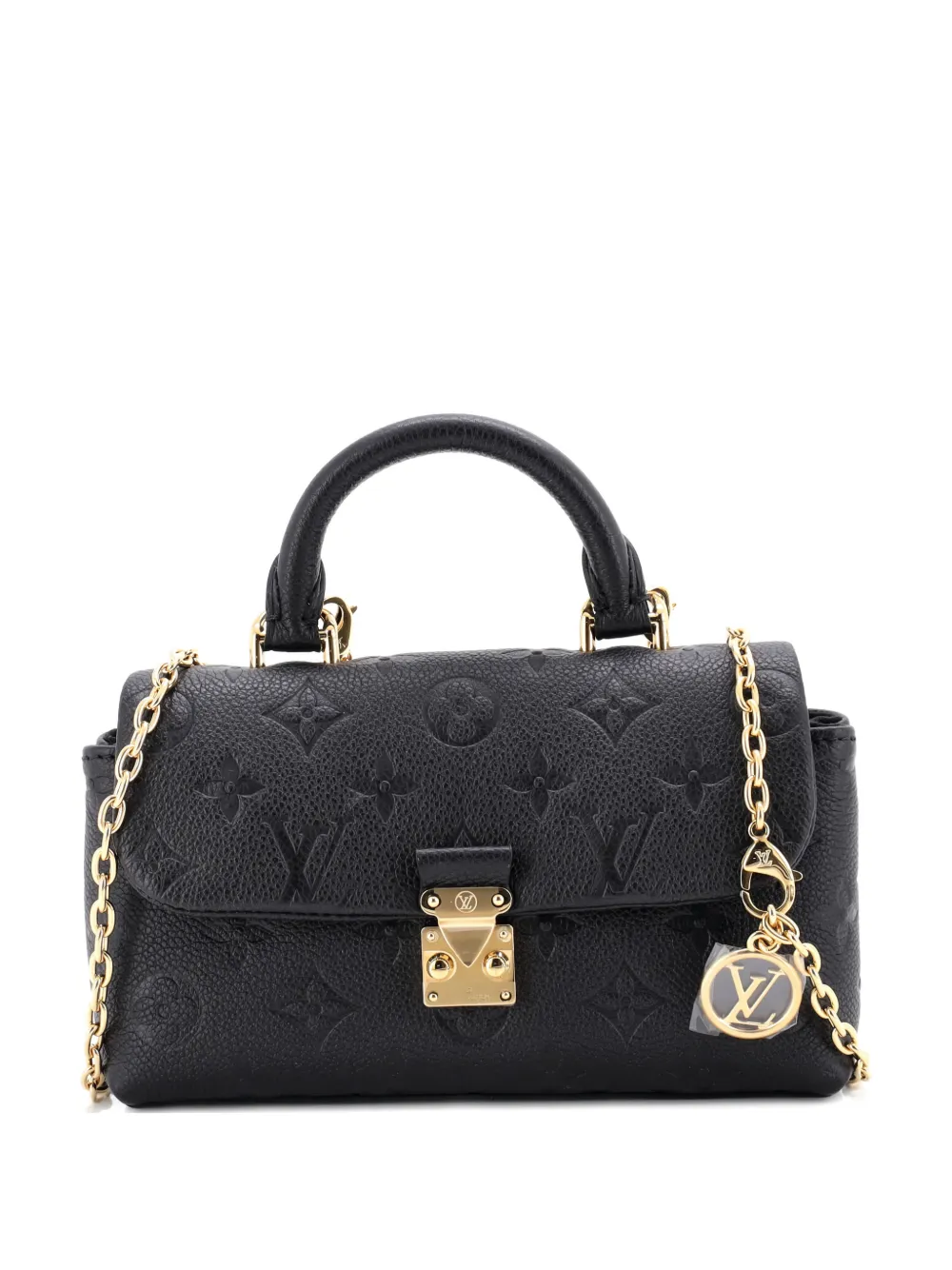 Louis Vuitton Pre-Owned Borsa a mano Madeleine nano in pelle Empreinte con monogramma - Nero