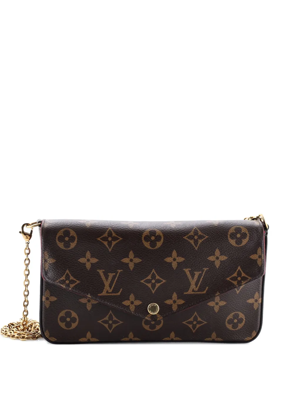Louis Vuitton Pre-Owned Felicie Pochette Monogram Canvas crossbody bag - Marrone