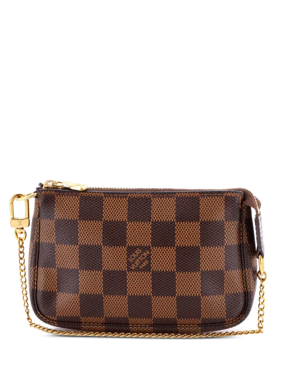 Louis Vuitton Pre-Owned Pochette Accessoires Damier Mini clutch bag - Marrone