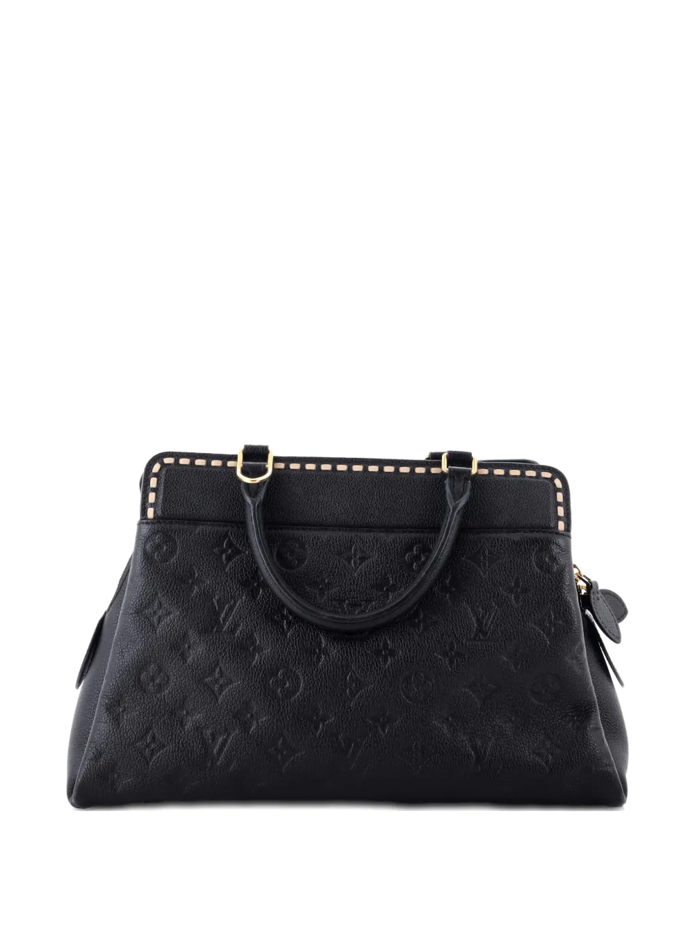 Louis Vuitton Pre-Owned Vosges Handbag Whipstitch Monogram Empreinte Leather MM satchel - Nero