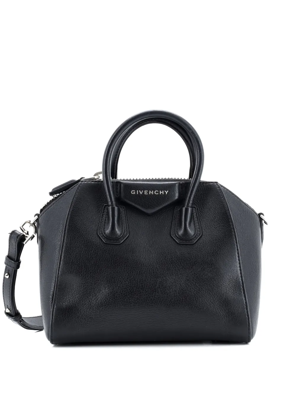 Givenchy Pre-Owned Antigona Bag Leather Mini crossbody bag - Nero