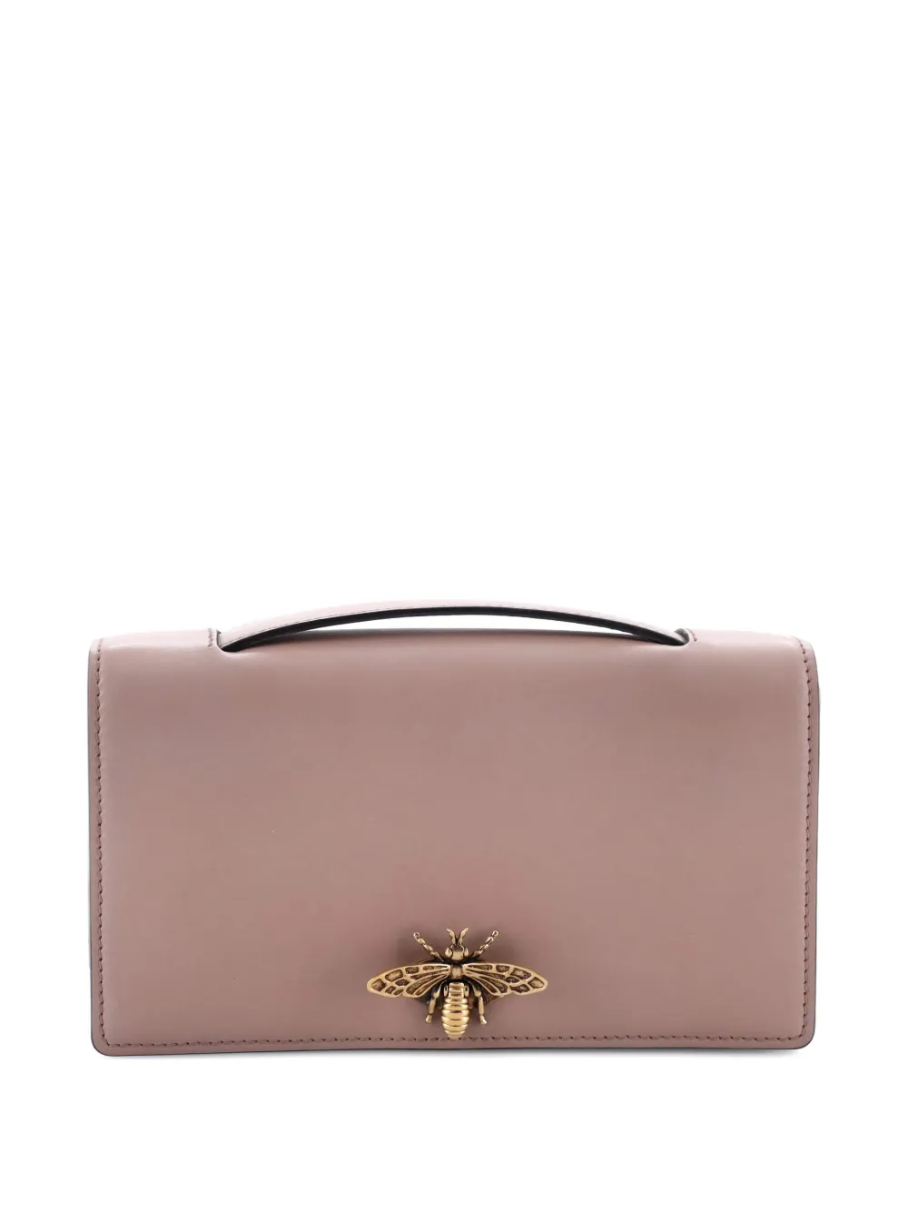 Christian Dior Pre-Owned Bee Leather clutch bag - Toni neutri
