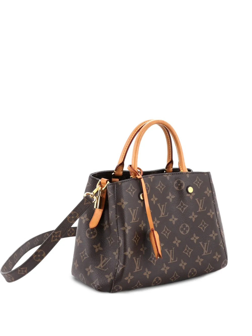 Louis Vuitton Pre-Owned Montaigne Handbag Monogram Canvas BB satchel - Brown