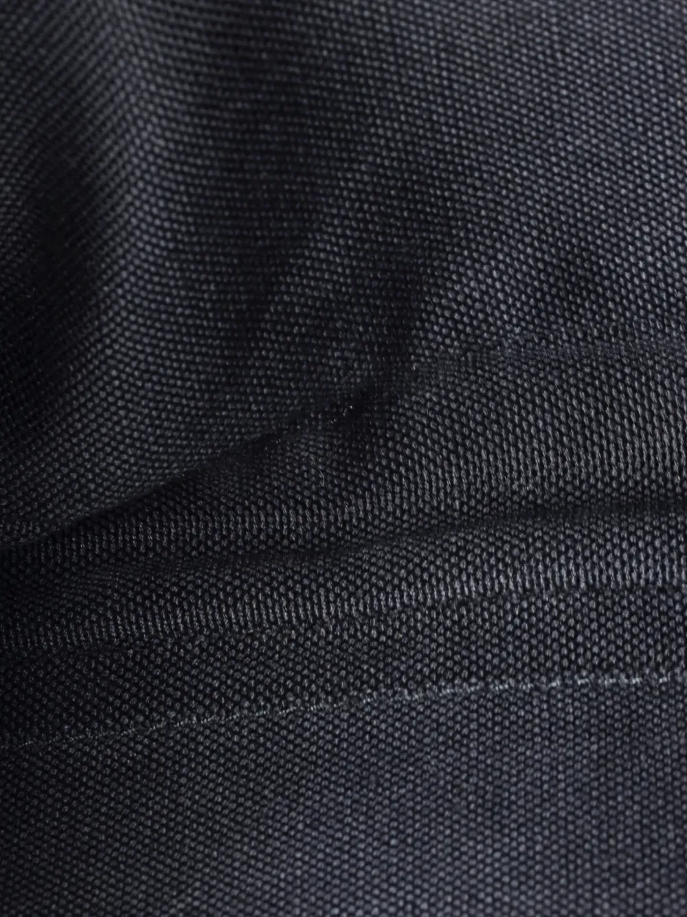 Pre-owned Gucci Soft Zip Gg Coated Canvas Small Belt Bag In Black