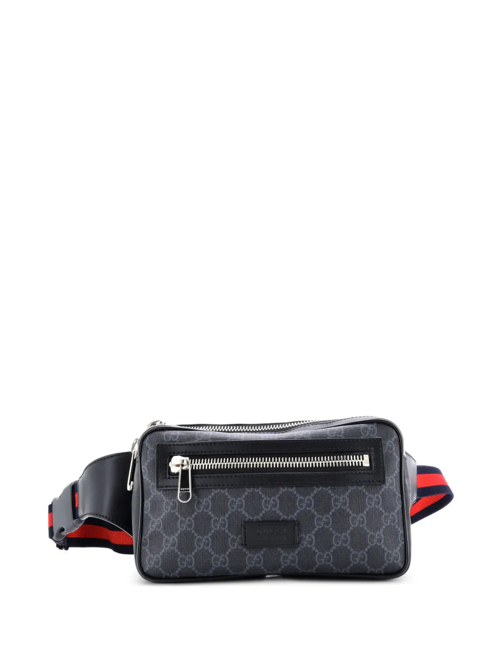 Gucci Pre-Owned Soft Zip GG Coated Canvas Small belt bag - Nero