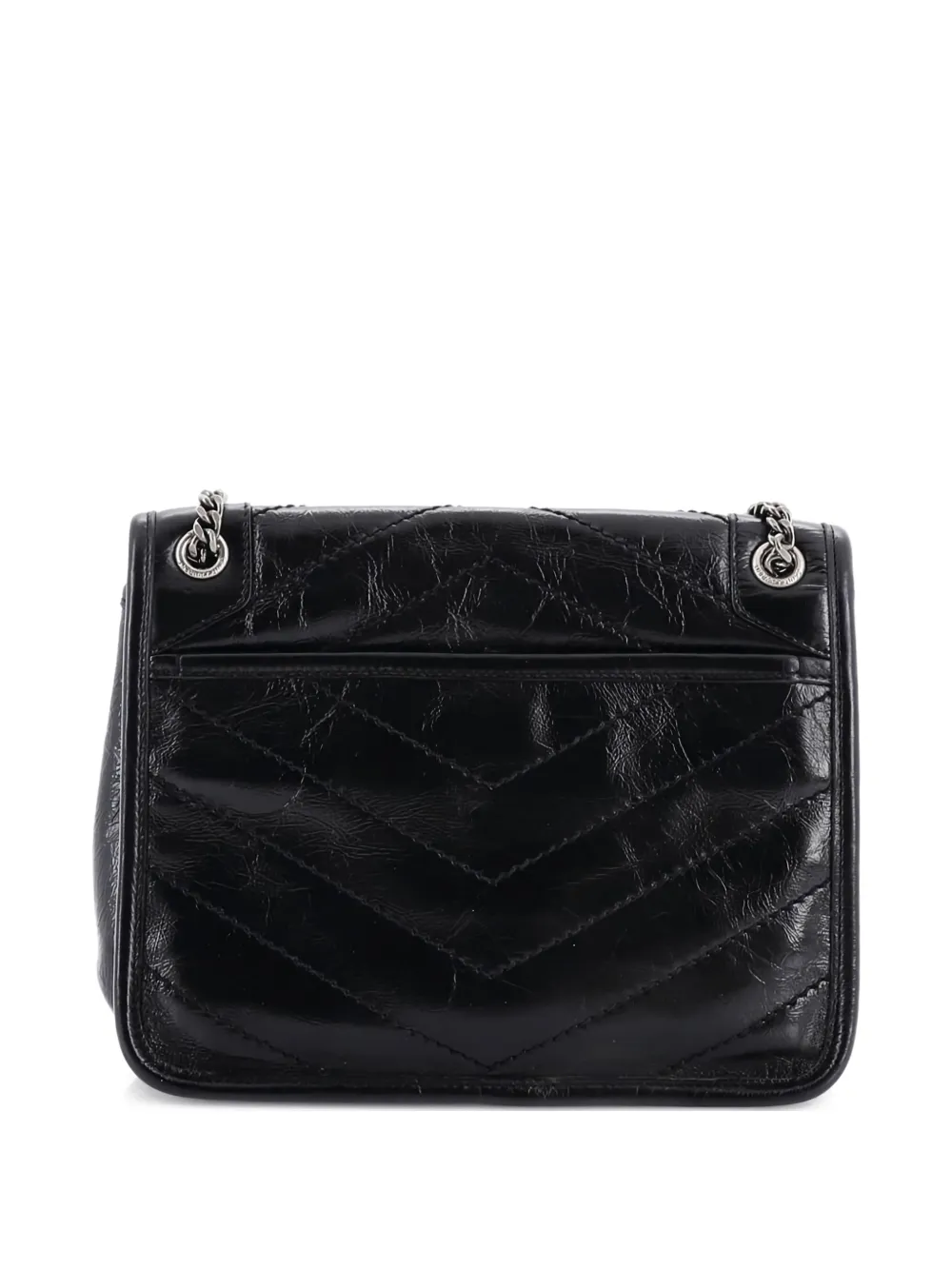 Saint Laurent Pre-Owned Niki Chain Flap Bag Matelasse Chevron Leather Baby shoulder bag | Pre-Owned | Image 2