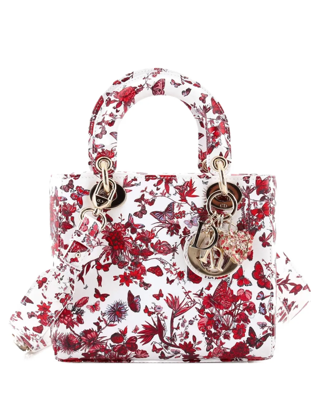 Christian Dior Pre-Owned My ABCDior Lady Dior Bag Printed Leather Small satchel - Multicolore