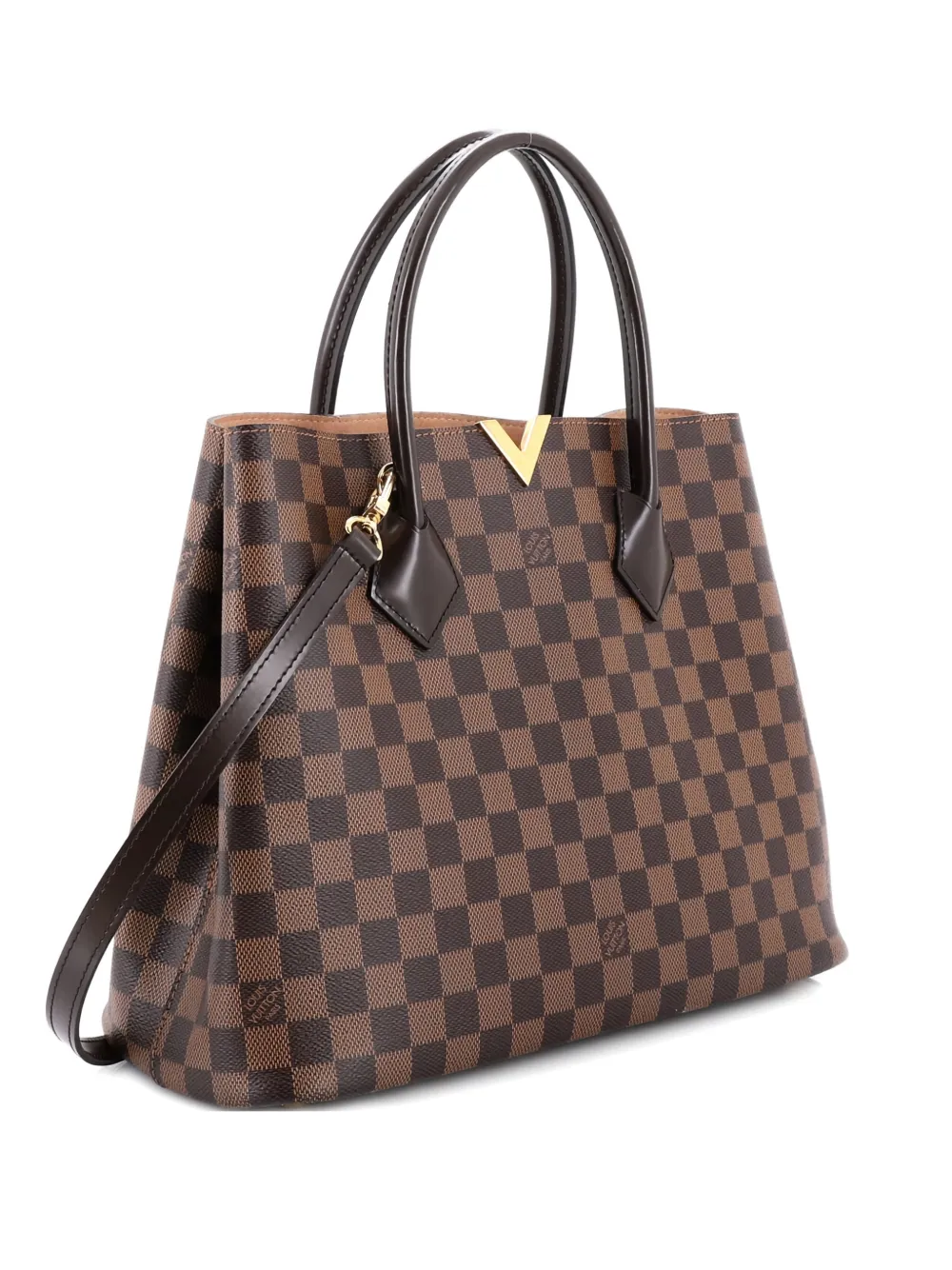 Louis Vuitton Pre-Owned Kensington Handbag Damier tote bag - Brown