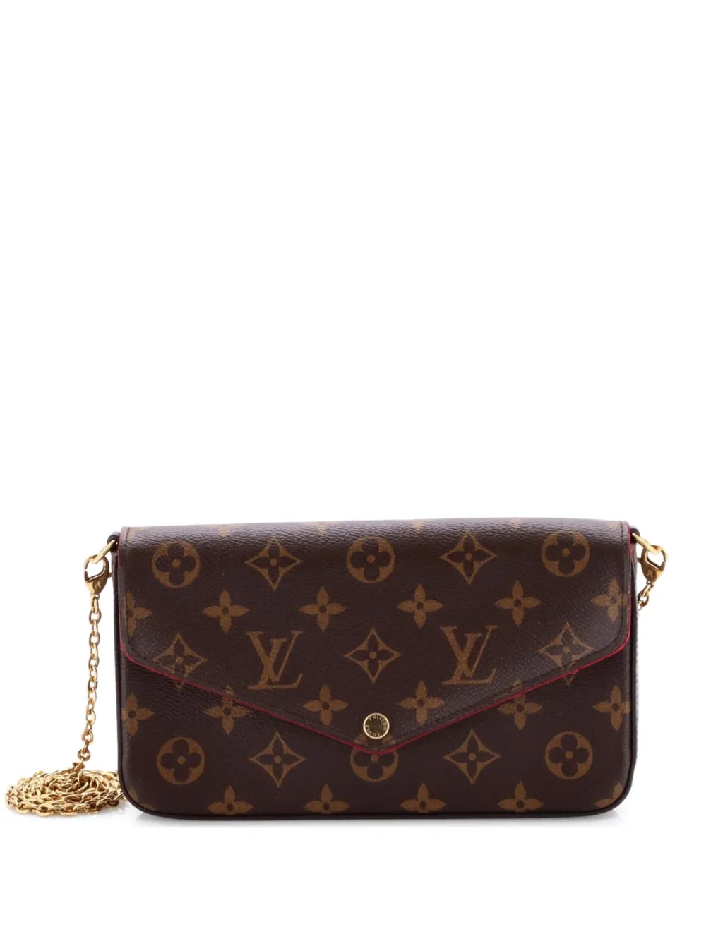 Louis Vuitton Pre-Owned Felicie Pochette Monogram Canvas crossbody bag - Marrone