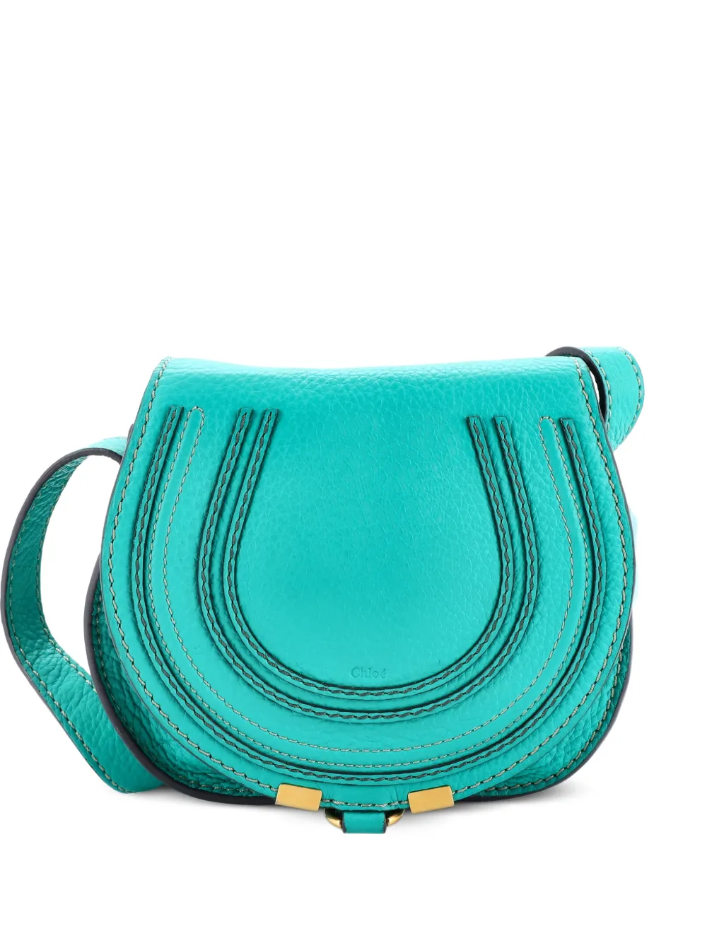 Chloé Pre-Owned Marcie Leather Small crossbody bag - Verde