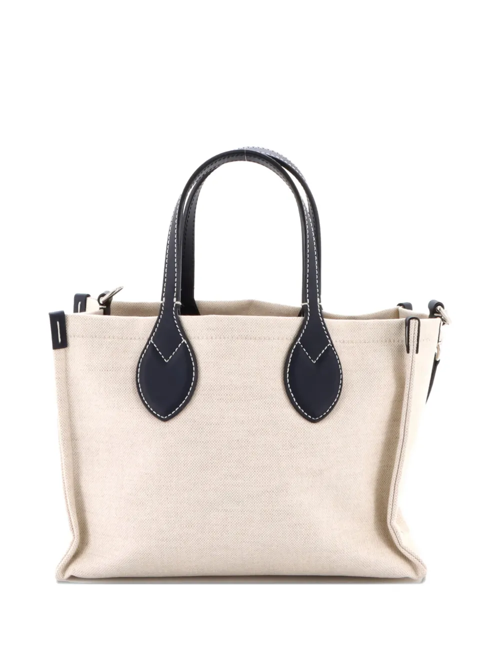 Pre-owned Gucci Logo Shopper Tote Printed Canvas Small Shoulder Bag In Blue