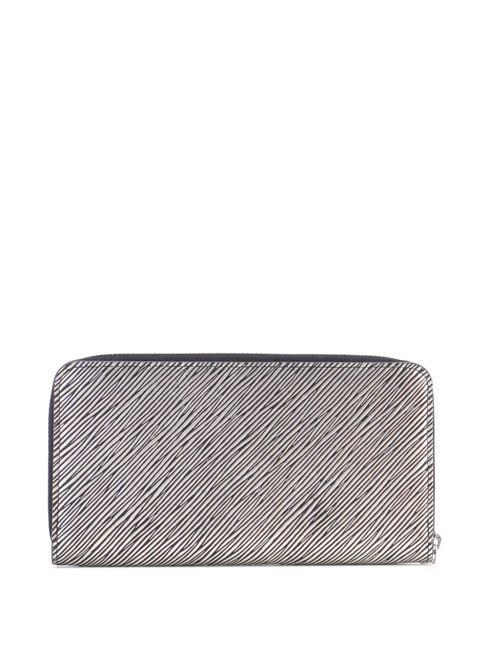 Pre-owned Louis Vuitton Zippy Wallet Limited Edition Essential V Epi Leather Small Wallets In Black