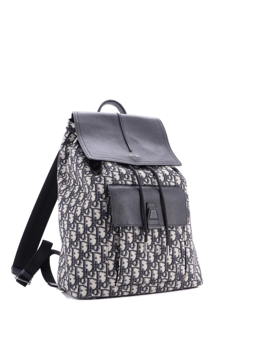 Christian Dior Pre-Owned Motion Oblique Canvas with Leather Medium backpack | azul | Image 1