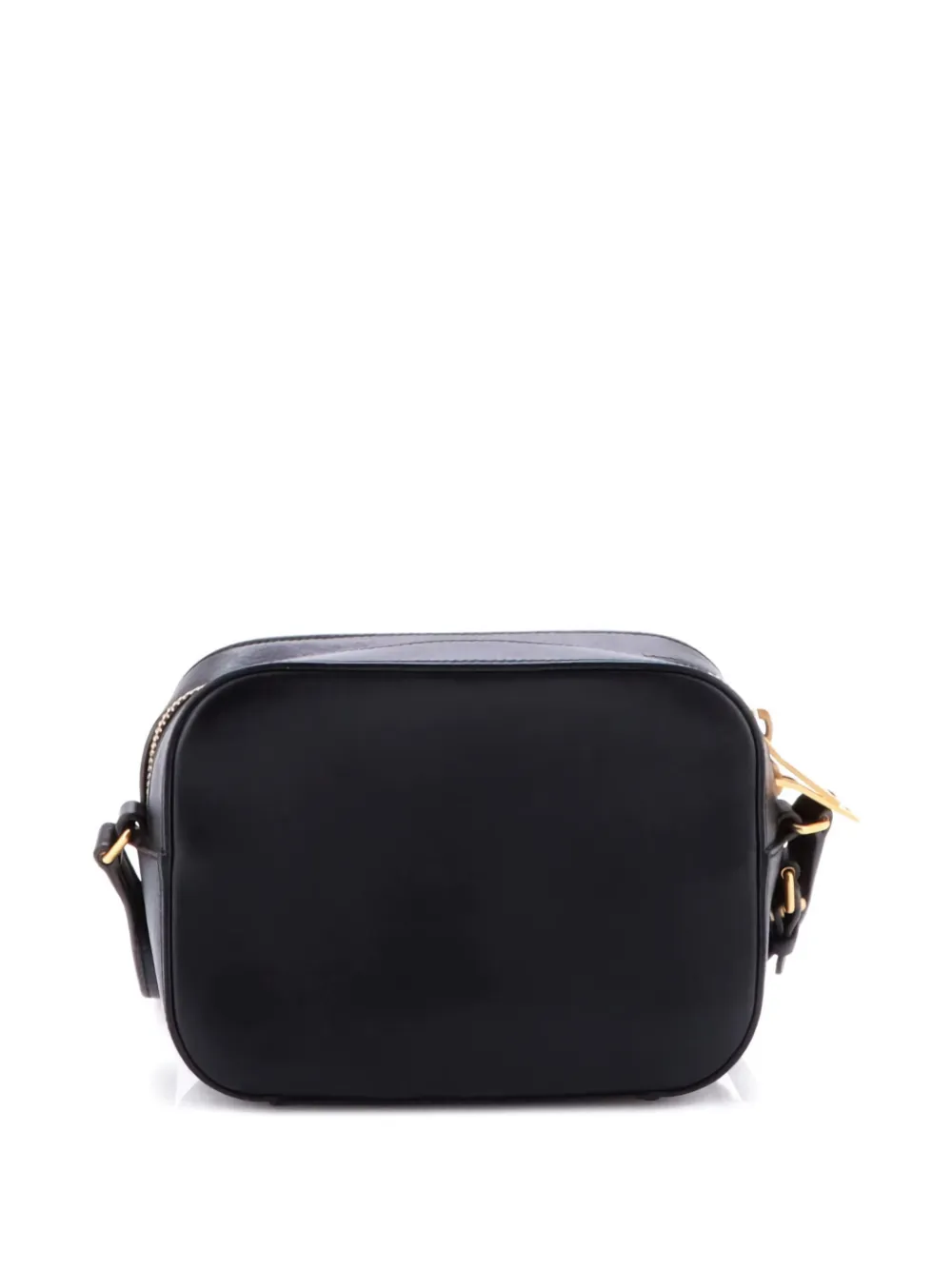 Pre-owned Saint Laurent Camera Bag Leather Small Crossbody Bag In Black