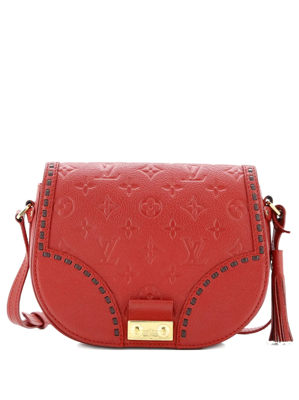 Louis Vuitton Pre-Owned Junot Handbag Monogram Empreinte Leather crossbody bag - Rosso