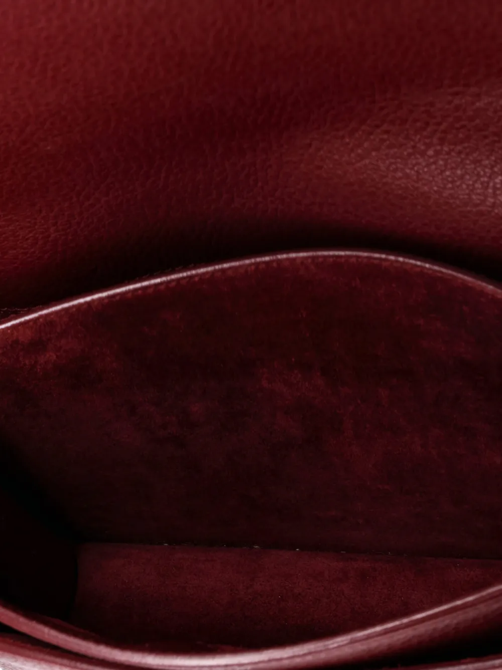 Pre-owned Saint Laurent Sunset Satchel Leather Medium Crossbody Bag In Red