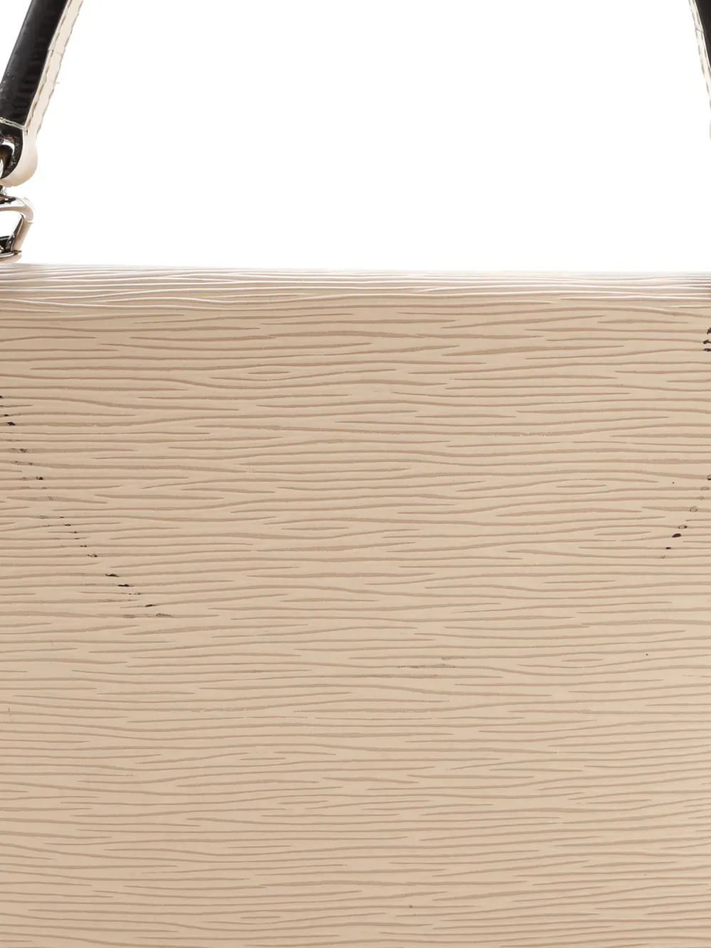 Pre-owned Louis Vuitton Cluny Top Handle Bag Epi Leather Mm Satchel In Neutral