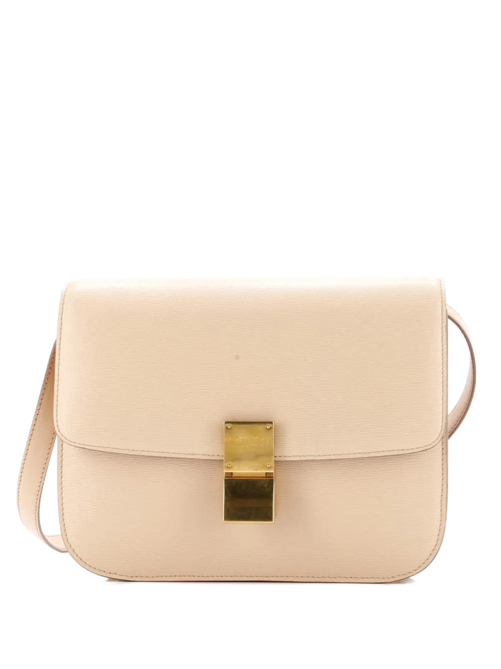 Celine Pre-Owned Classic Box Bag Grainy Leather Medium crossbody bag - Toni neutri