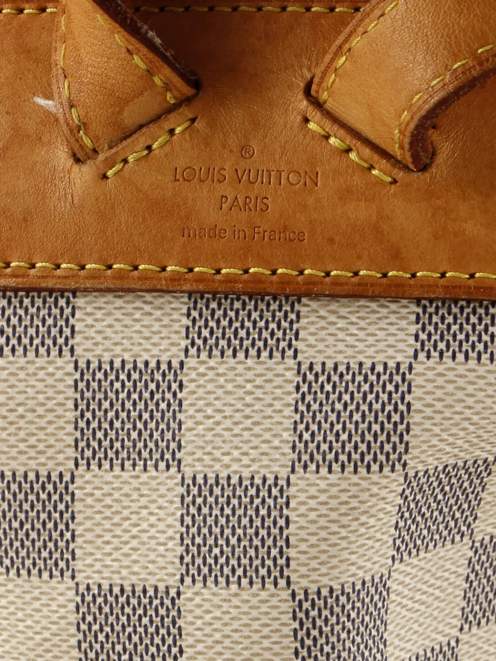 LOUIS VUITTON Pre-owned Sperone Damier Backpack In White