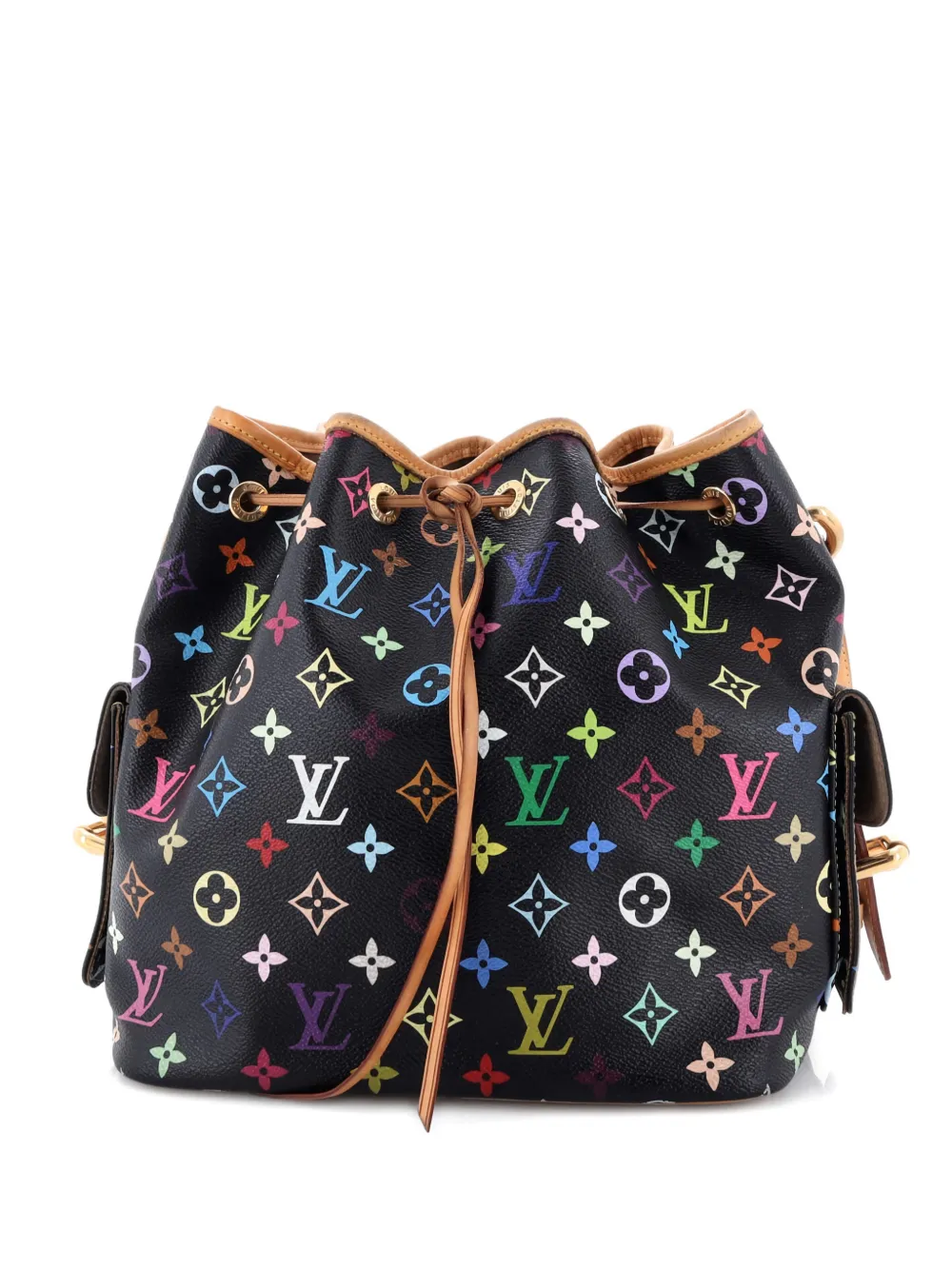 Louis Vuitton Pre-Owned Petit Noe Handbag Monogram Multicolor bucket bag - Nero