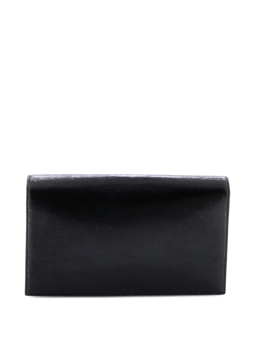 Saint Laurent Pre-Owned Classic Monogram Patent Large clutch bag | negro | Image 1