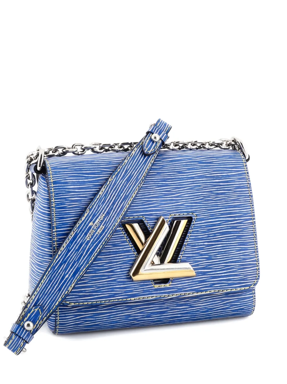 Louis Vuitton Pre-Owned Twist Handbag Epi Leather PM crossbody bag - Blu