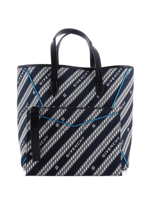 Givenchy Pre-Owned Bond Shopper Logo Jacquard Canvas Medium tote bag