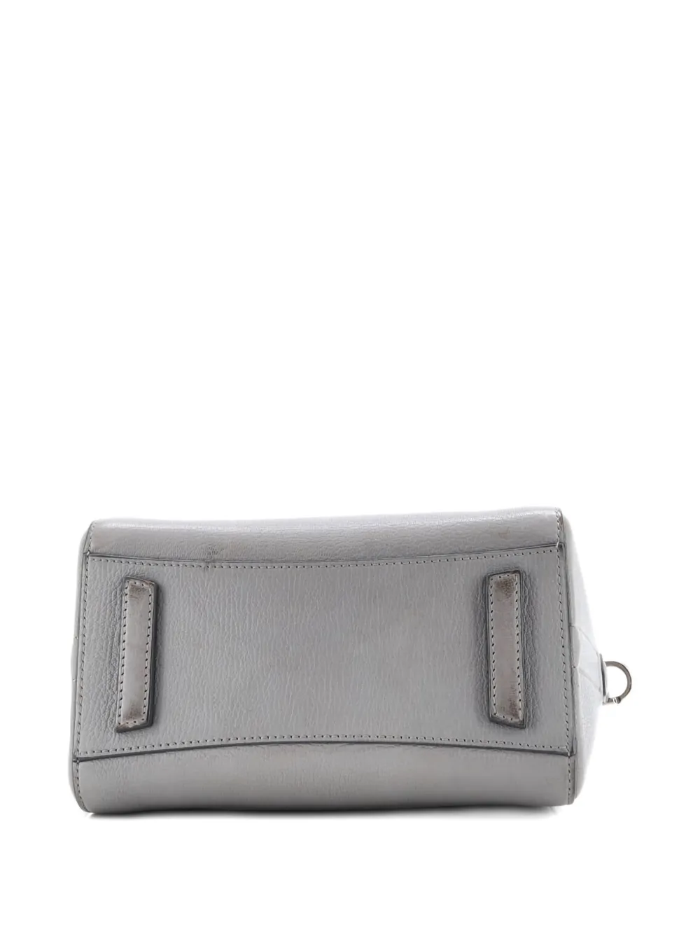 Pre-owned Givenchy Antigona Bag Leather Mini Crossbody Bag In Gray