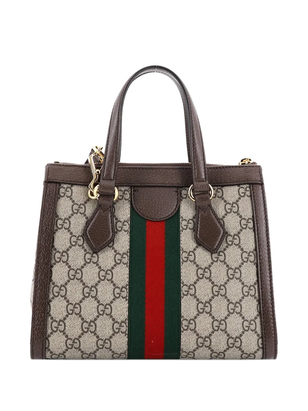 Gucci Pre-Owned Ophidia Top Handle GG Coated Canvas with Leather Small tote bag | Estilos de archivo | Image 2