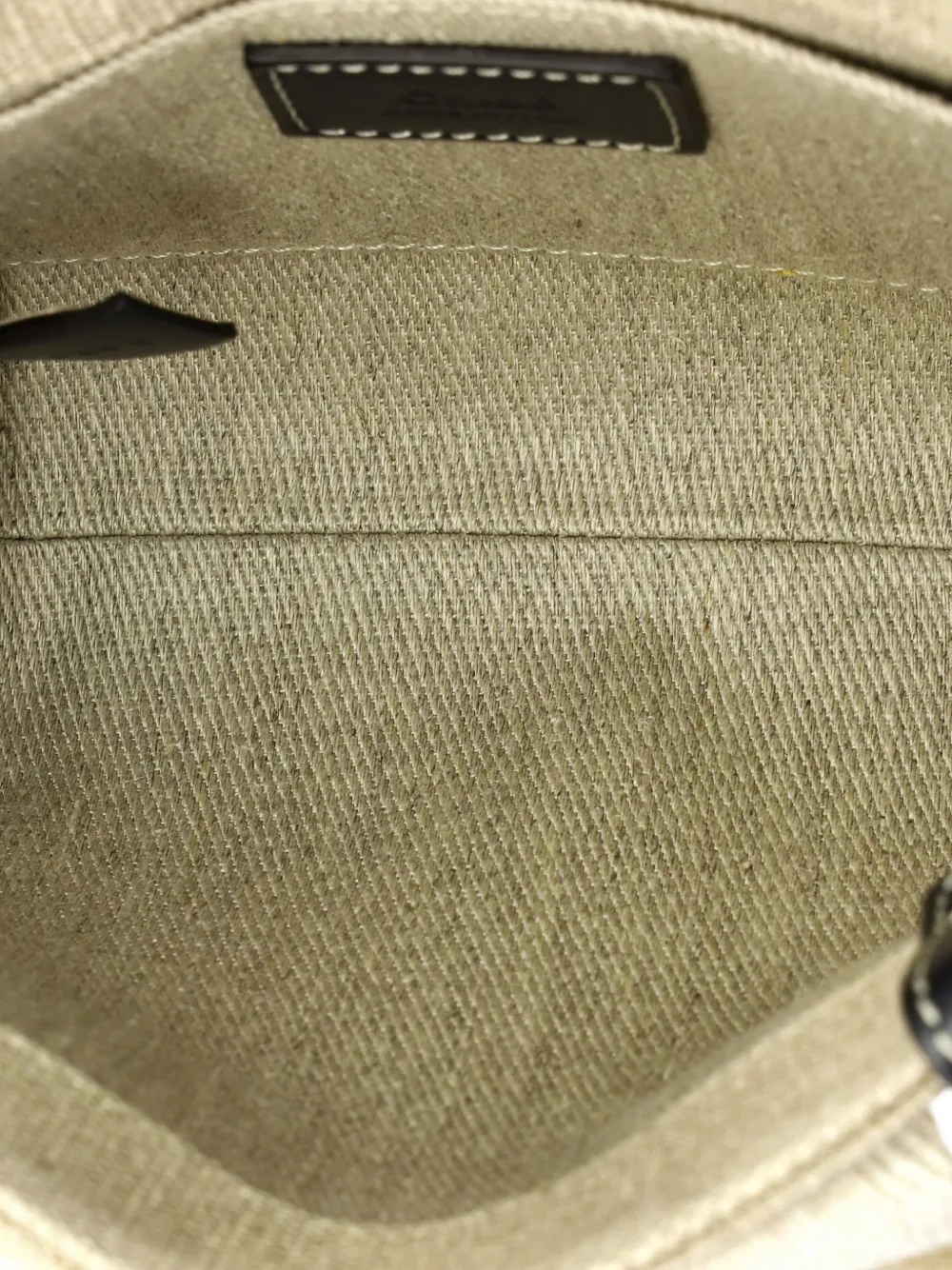 Pre-owned Chloé Woody Convertible Canvas With Leather Mini Tote Bag In Black