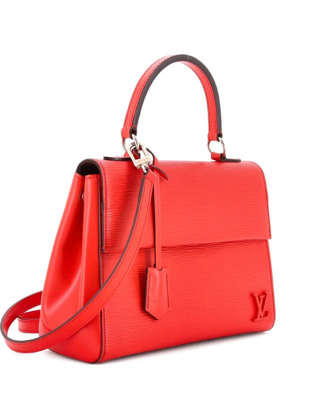 Louis Vuitton Pre-Owned Cluny Top Handle Bag Epi Leather BB satchel - Rosso