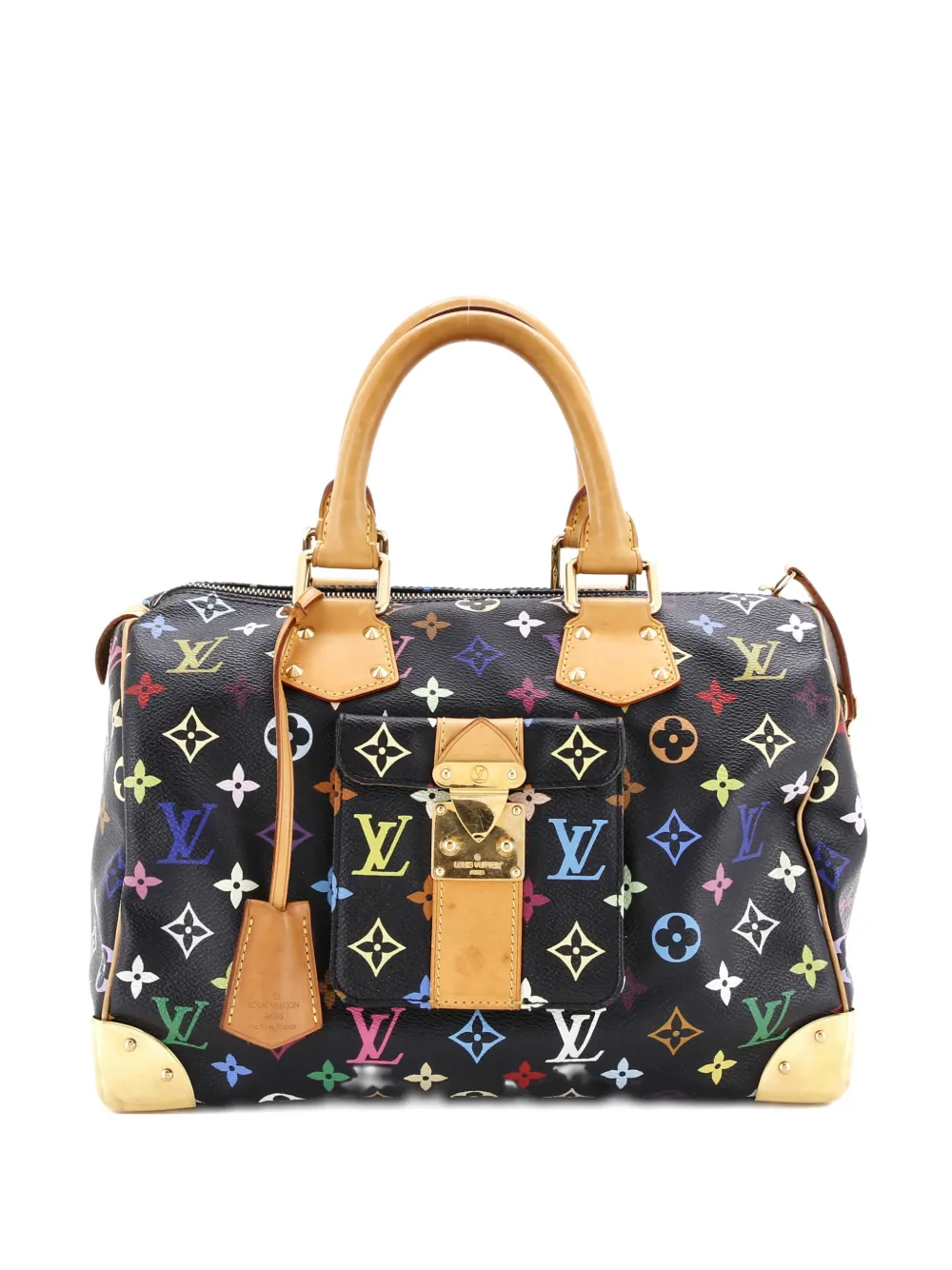 Louis Vuitton Pre-Owned Speedy Handbag Monogram Multicolor 30 satchel - Nero