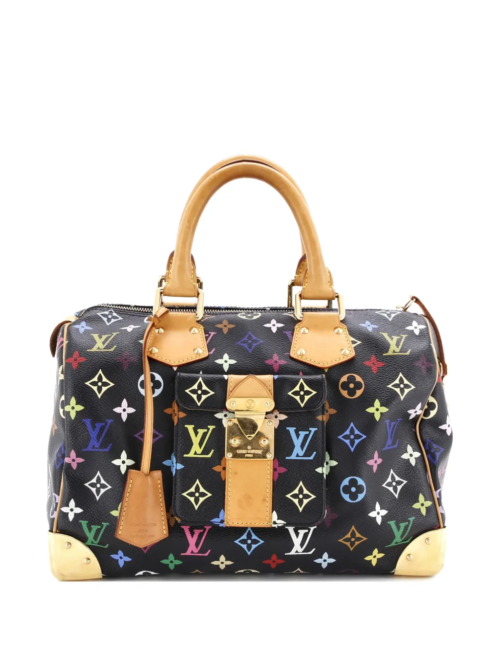 Louis Vuitton Pre-Owned Speedy Handbag Monogram Multicolor 30 satchel - Nero