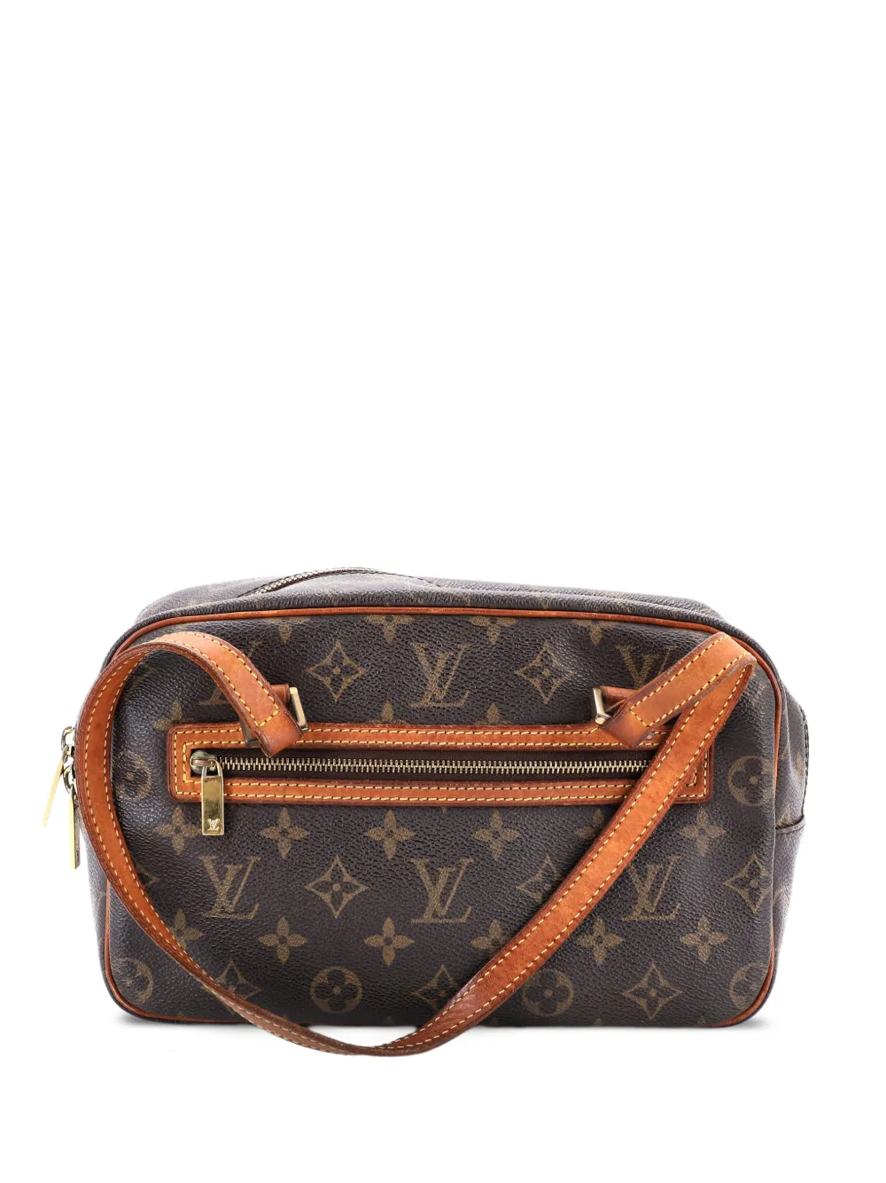 Louis Vuitton Pre-Owned Cite Handbag Monogram Canvas MM shoulder bag - Marrone