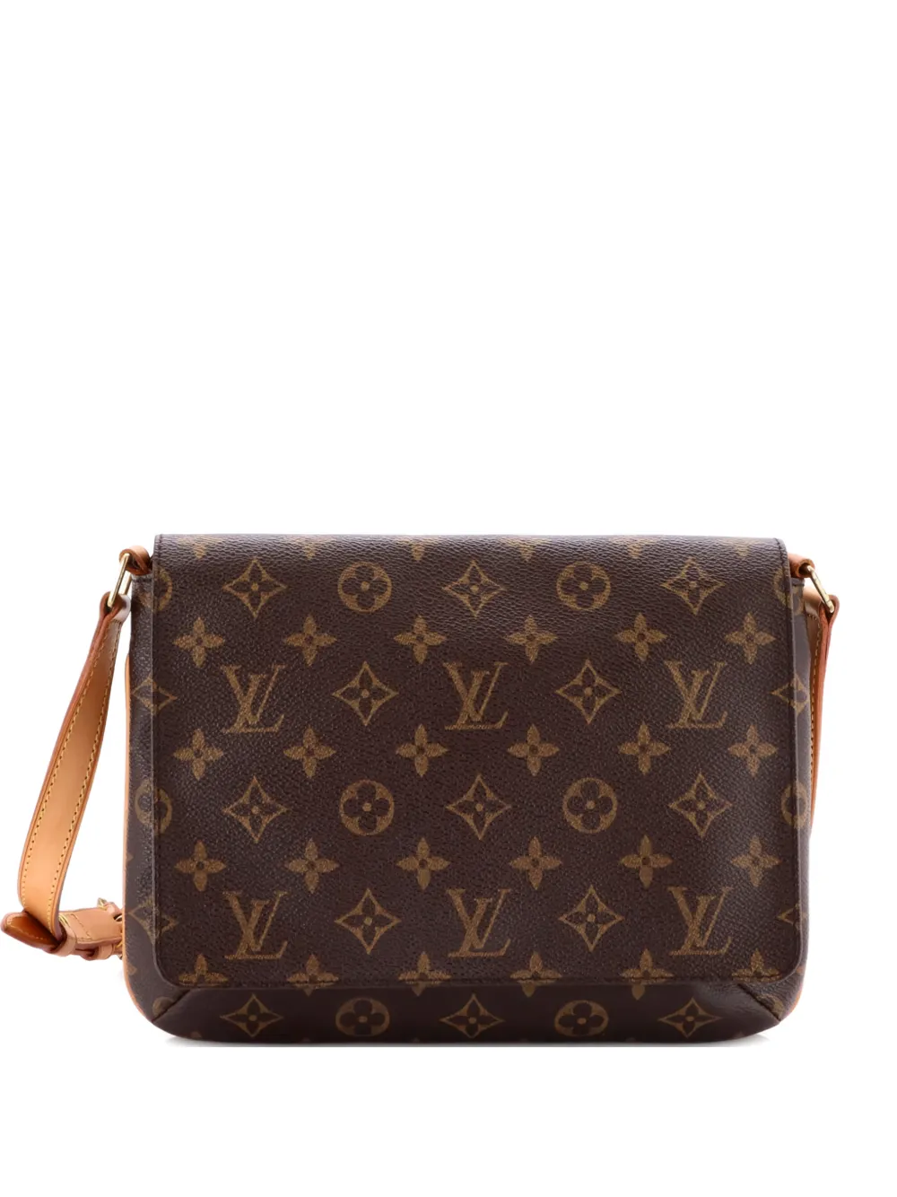 Louis Vuitton Pre-Owned Musette Tango Handbag Monogram Canvas shoulder bag - Marrone
