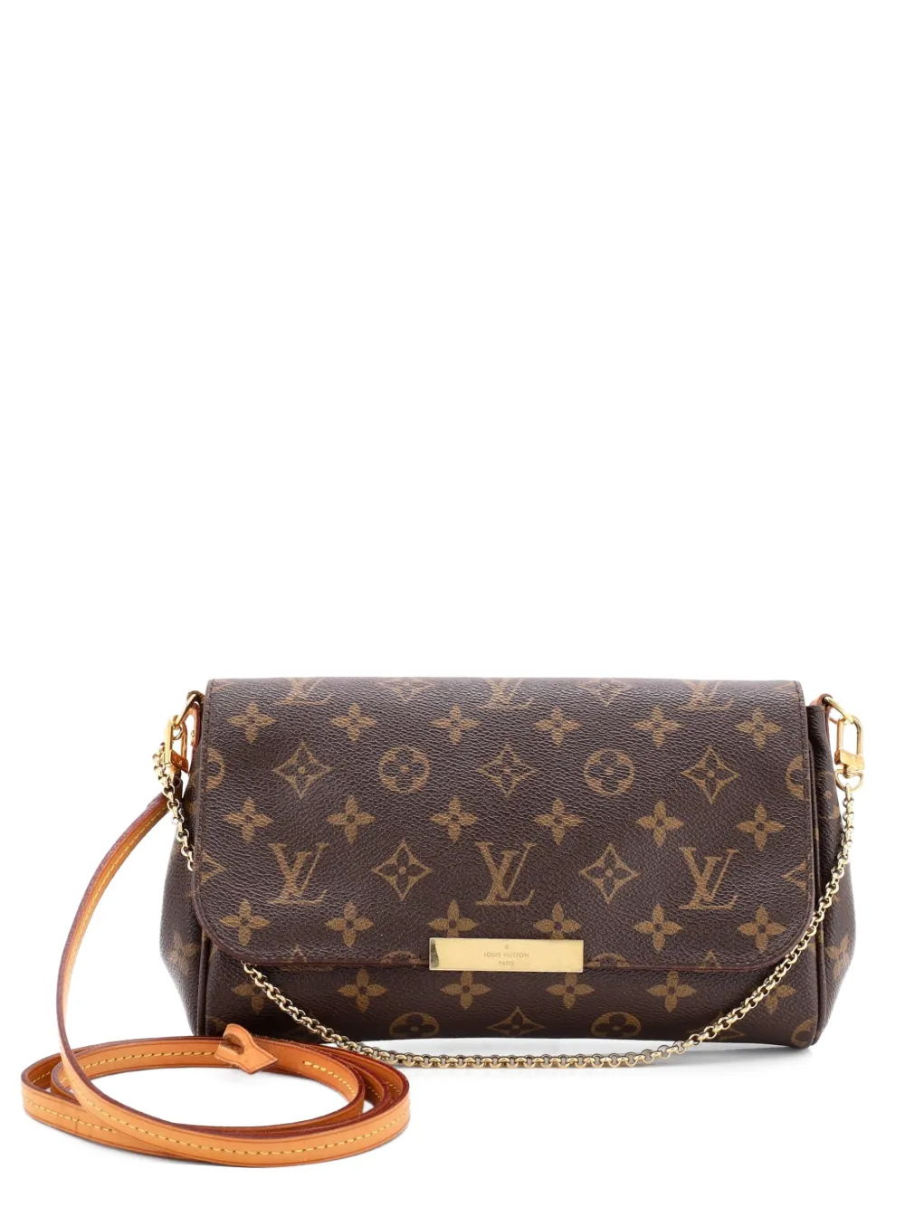 Louis Vuitton Pre-Owned Favorite Handbag Monogram Canvas MM crossbody bag - Marrone