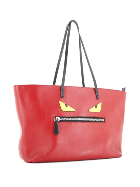 Fendi Pre-Owned Monster Roll Leather Medium tote bag