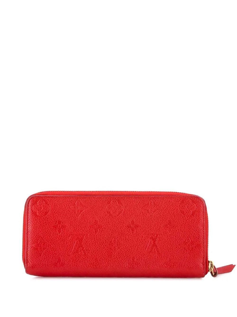 Louis Vuitton Pre-Owned Clemence Wallet Monogram Empreinte Leather small wallets - Rosso